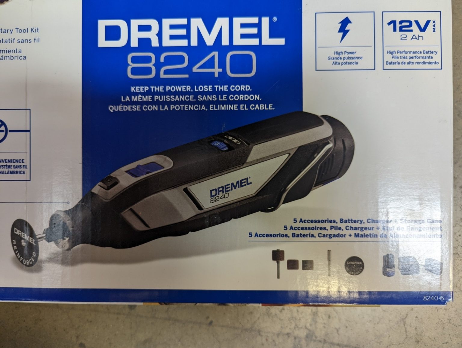 Dremel 8240 11 Piece Variable Cordless 12 Volt 2 Multipurpose