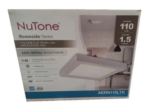 Broan-NuTone Roomside Decorative 110 CFM Ceiling Bathroom Exhaust Fan