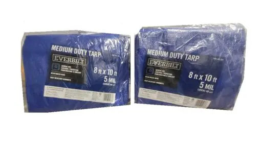 2-Pack Everbilt 10 ft. x 8 ft. Blue Medium Duty Tarp