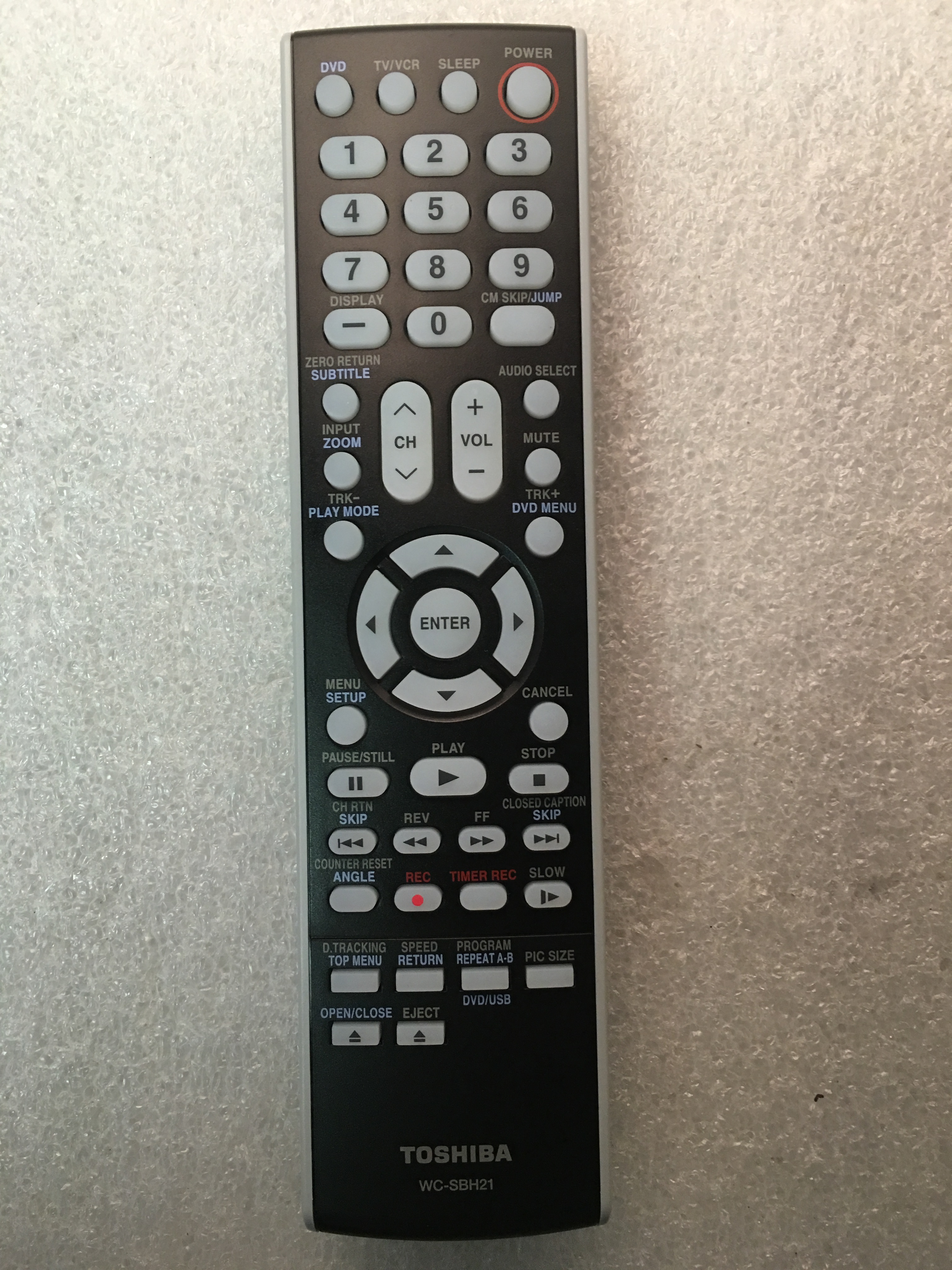 toshiba dvd player universal remote codes