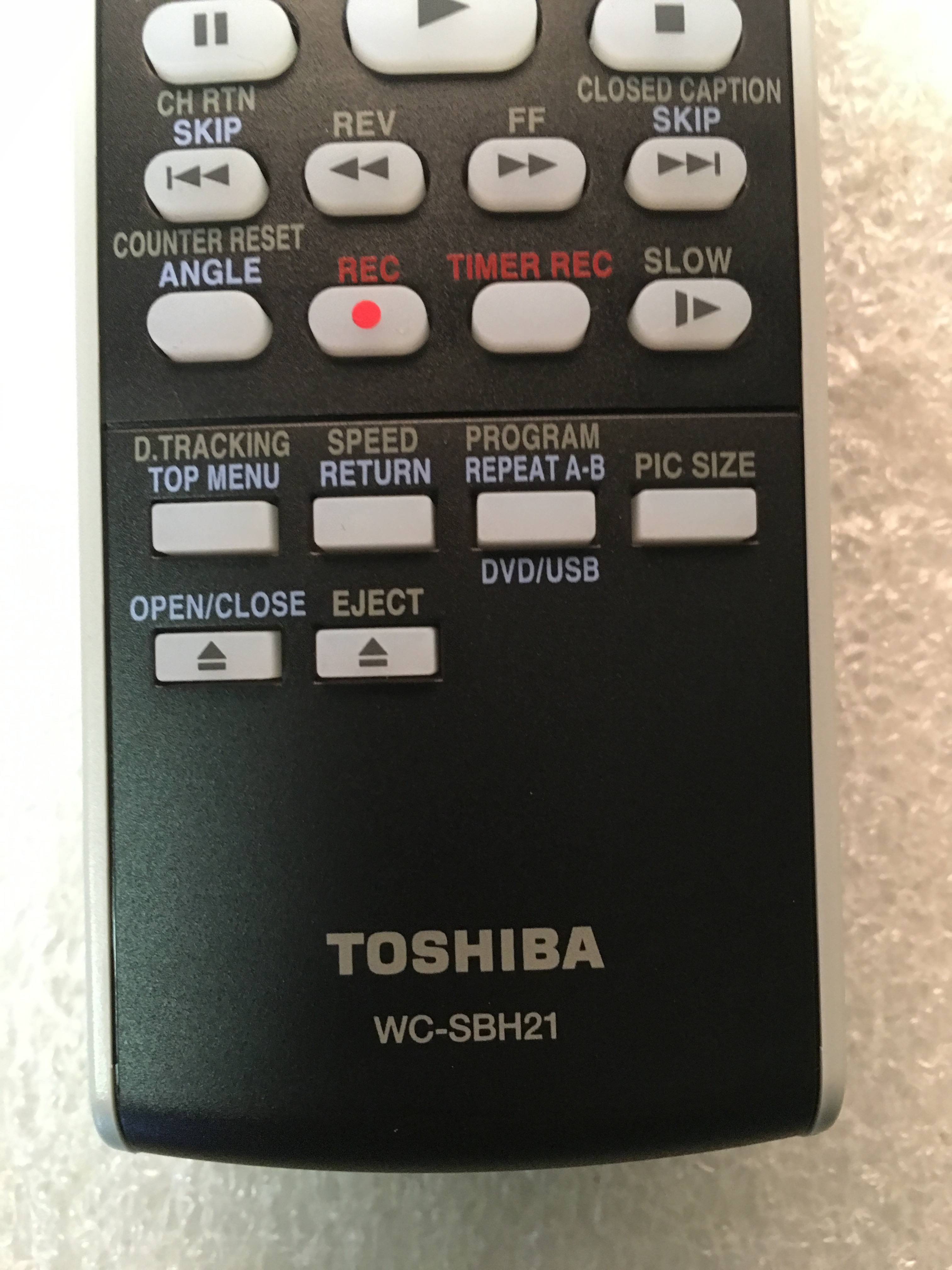 New Toshiba Tv Dvd Vcr Remote Control Wc Sbh Ebay