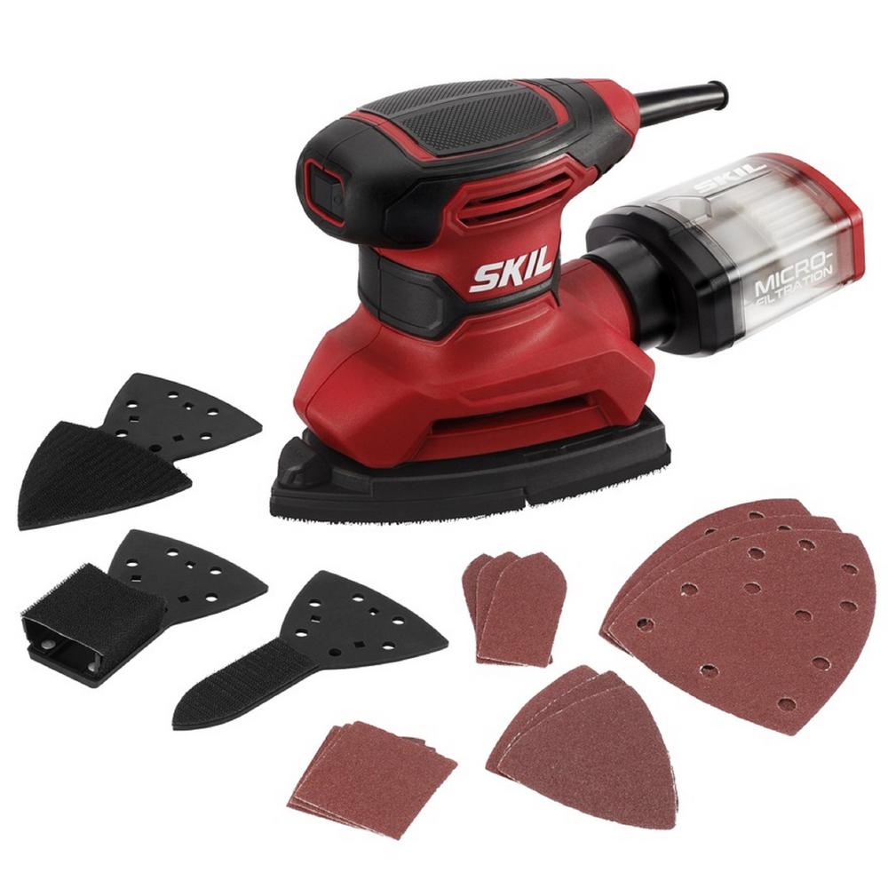 Skil 12Volt 1.2 AMP Corded MultiFunction Detail Sander SR232301