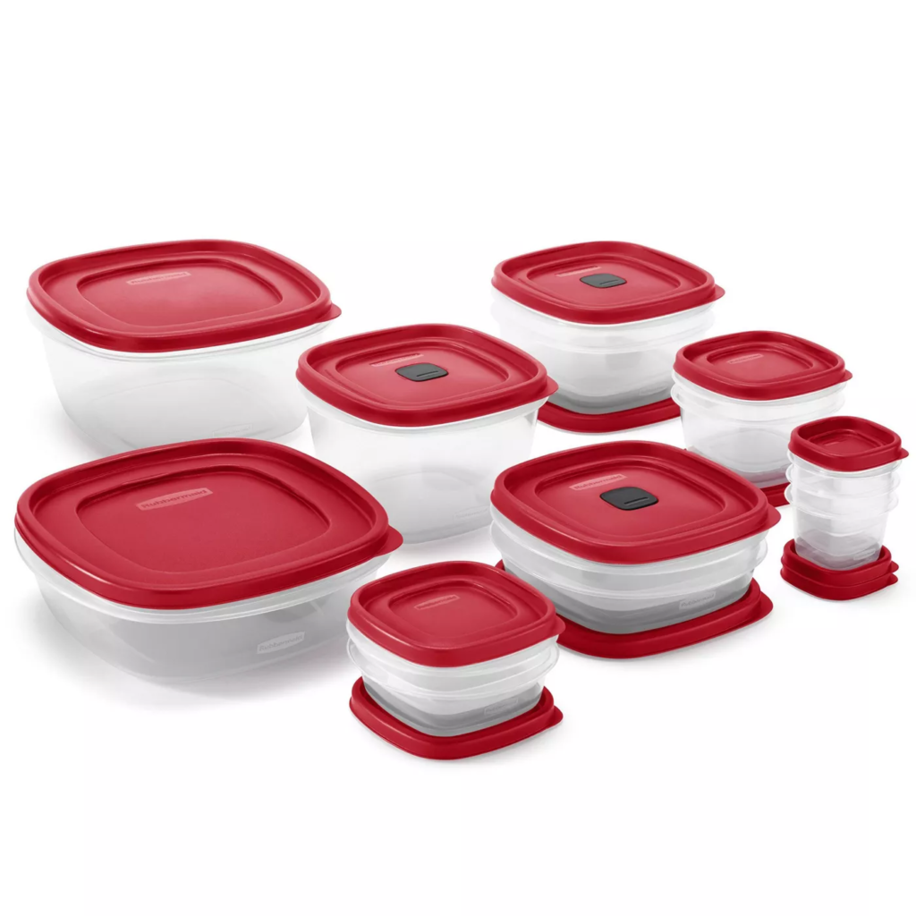 plastic food storage sets