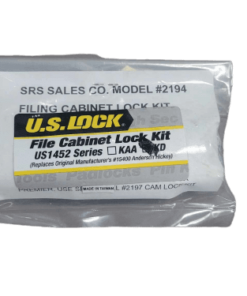 SRS 2194 ANDERSON HICKEY FILE CABINET LOCK KIT KEYED DIFFERENT