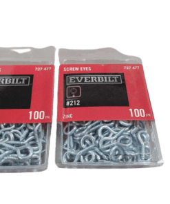 212 Zinc Plated Threaded Eye Hook (100-Pack)