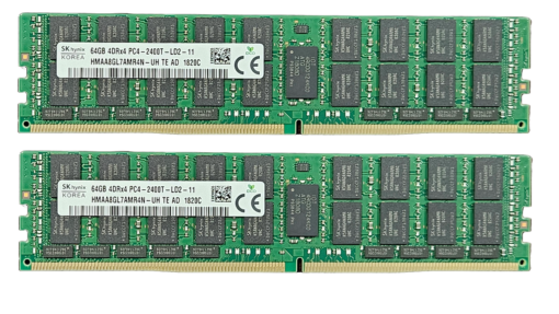 128GB 2x 64GB 4DRx4 2400T Dell Poweredge R430 R630 R730 R830 ECC Server Memory