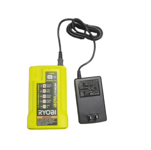 RYOBI 40V Lithium-Ion Charger with USB Port OP403